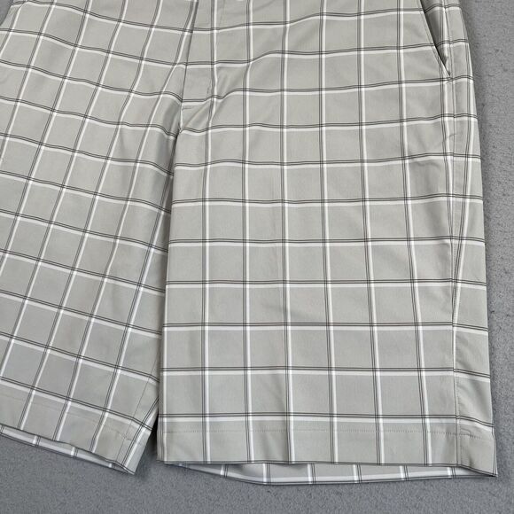 Nike Golf Short Men’s 38 Gray Check Dri‎ Fit 12” Inseam Chino - Picture 2 of 15
